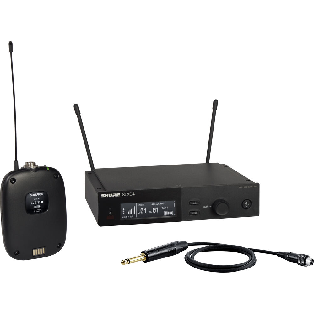 Shure SLXD14 Combo Digital Wireless BodyPack System