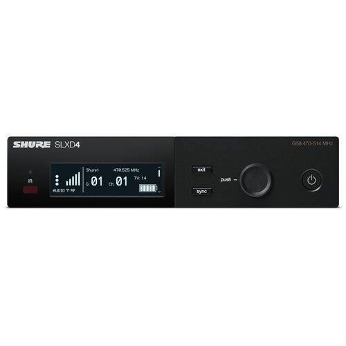 Shure SLXD4 Digital Wireless Receiver - 0