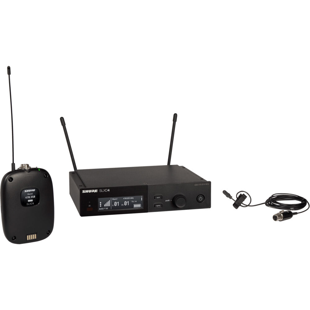 Shure SLXD14 Combo Digital Wireless BodyPack System