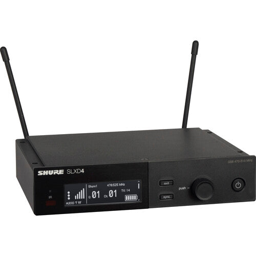 Shure SLXD124/85M Digital Wireless Combo System with SM58® Handheld and WL185m Lavalier Microphones - 0