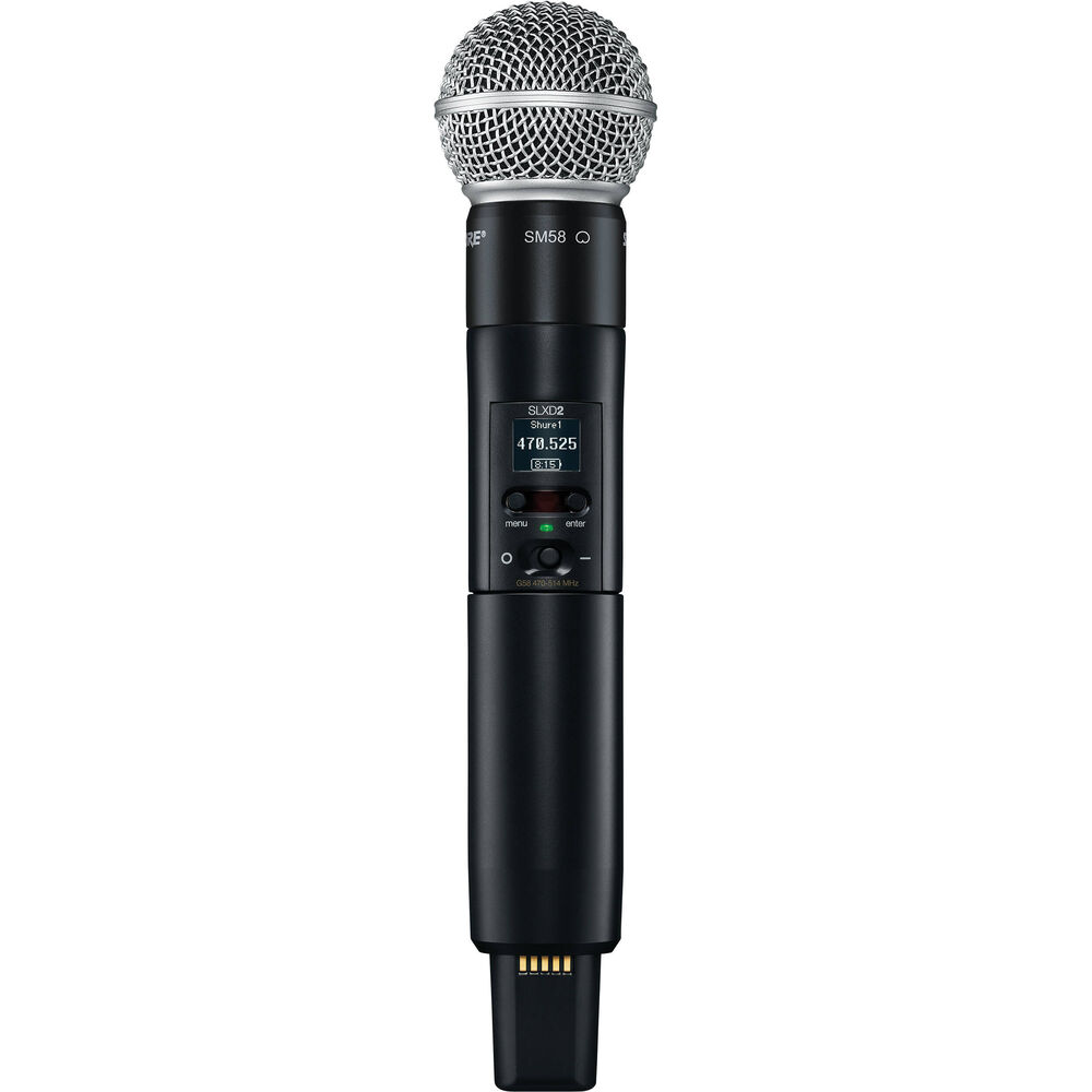 Shure SLXD124/85M Digital Wireless Combo System with SM58® Handheld and WL185m Lavalier Microphones