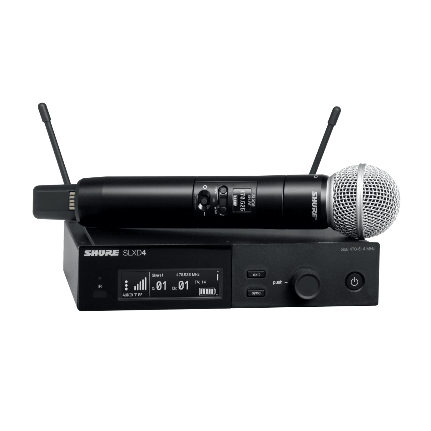 Shure SLXD2 Wireless Handheld Microphone Transmitter