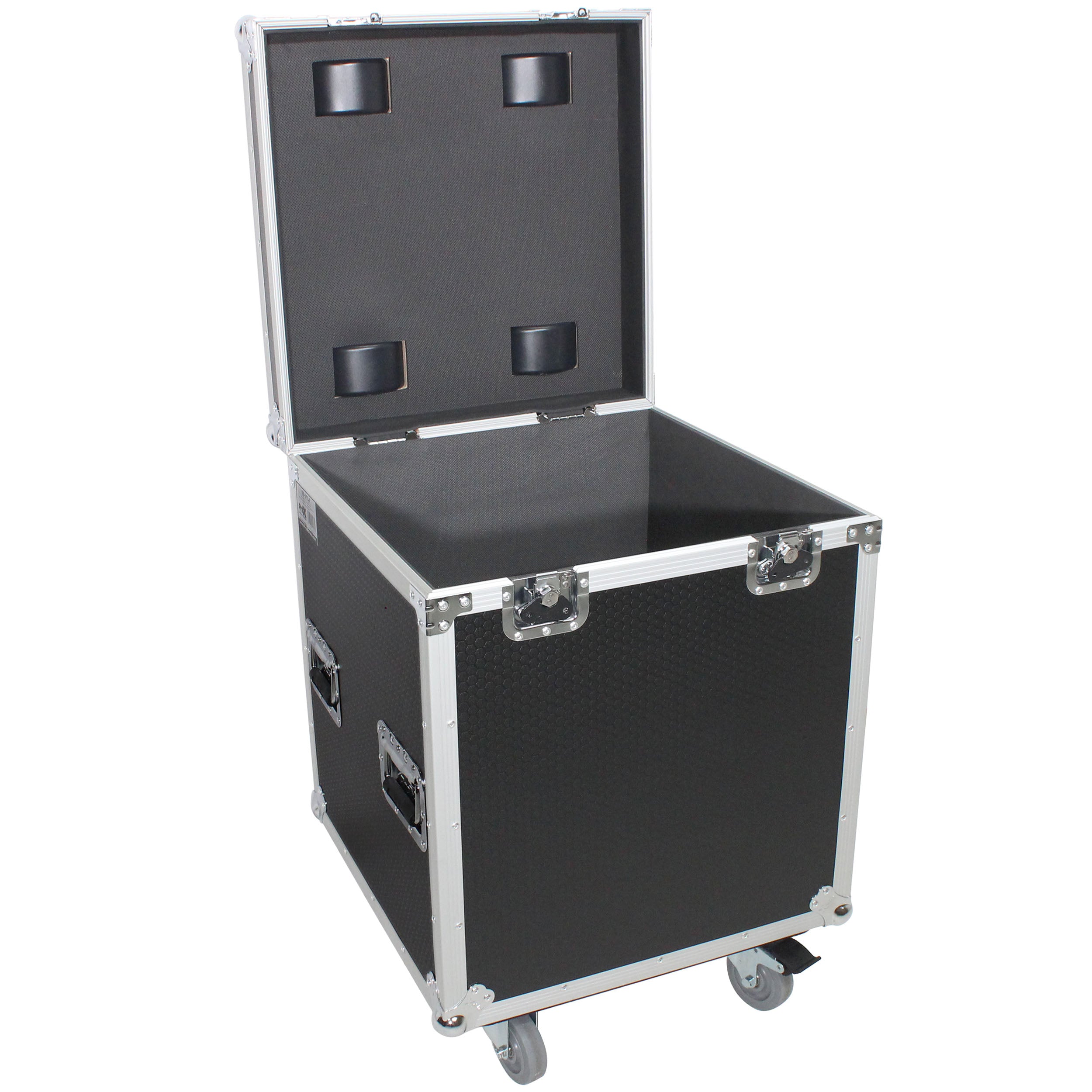 ATA Utility Flight Travel Heavy-Duty Storage Road Case with 4" in casters – 22.5"x22.5"x25" Exterior