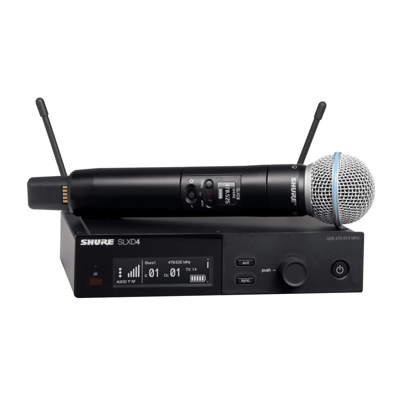 Shure SLXD2 Wireless Handheld Microphone Transmitter