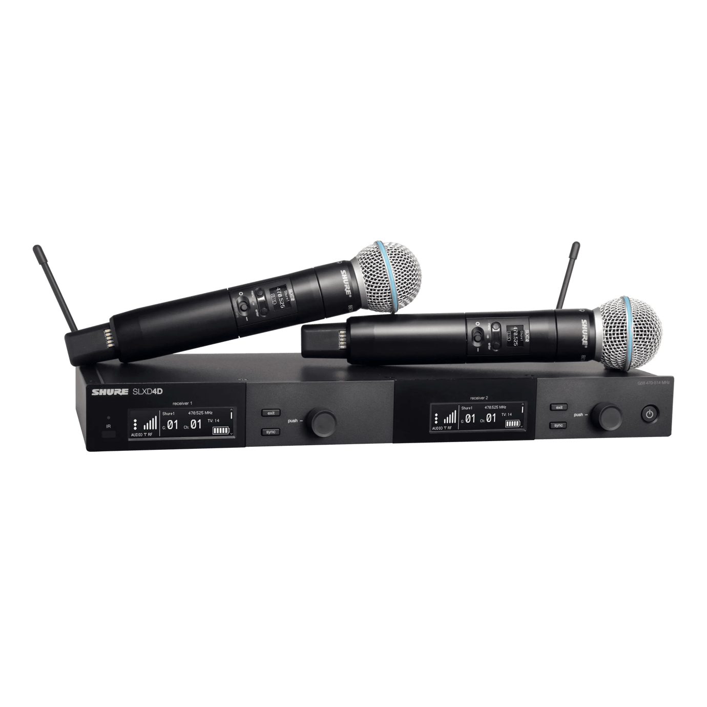 Shure SLXD2 Wireless Handheld Microphone Transmitter