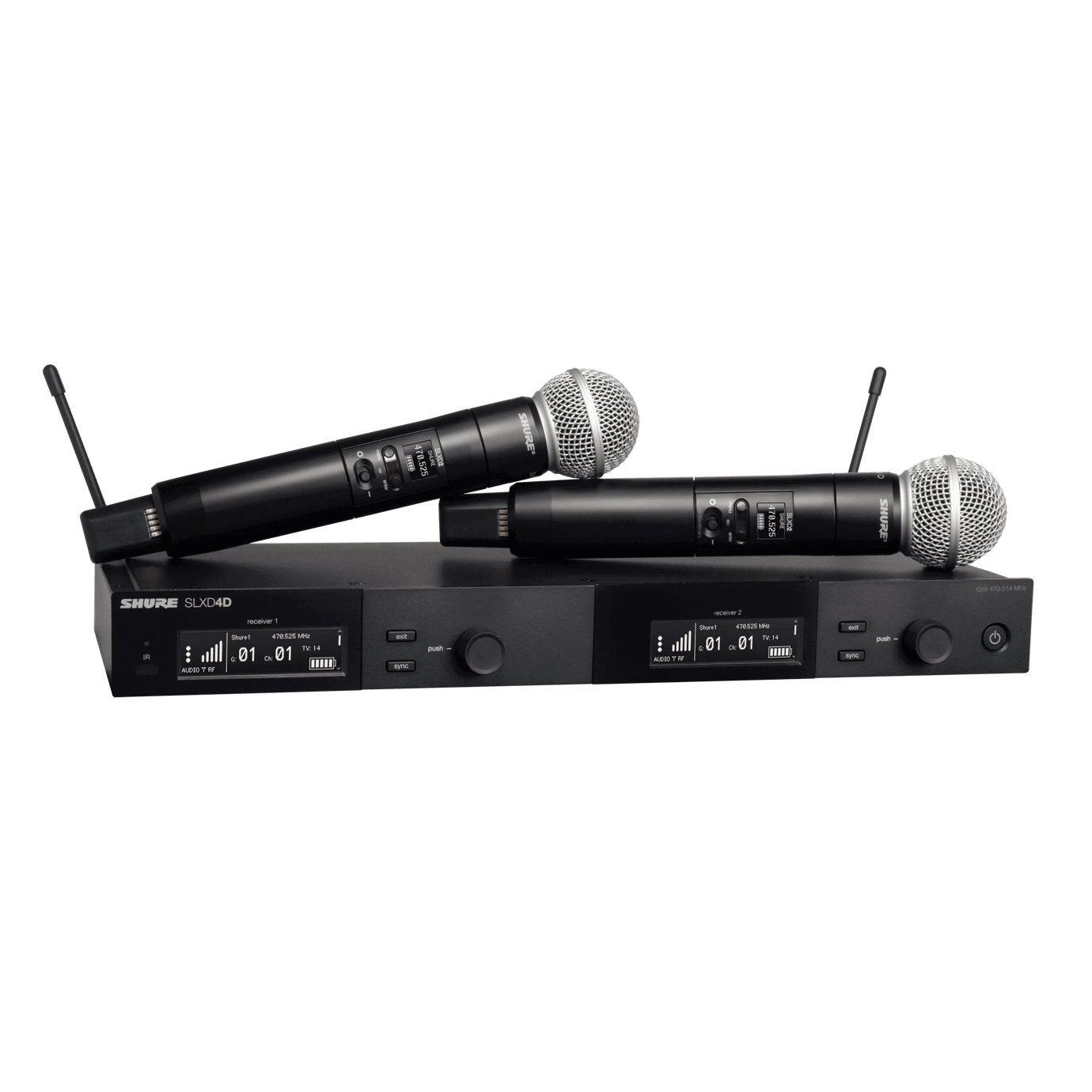 Shure SLXD2 Wireless Handheld Microphone Transmitter