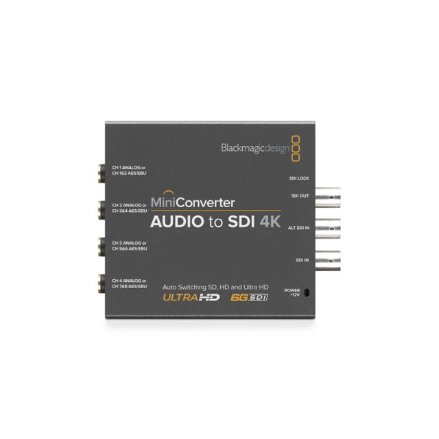 Mini Converter - Audio to SDI 4K