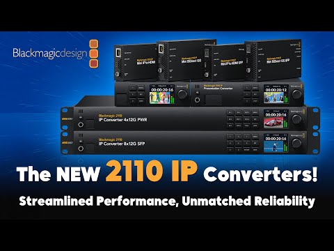 Blackmagic 2110 IP Presentation Converter - 0