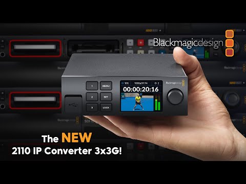 Blackmagic 2110 IP Converter 3x3G-3